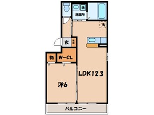 ユグドソレイユの物件間取画像